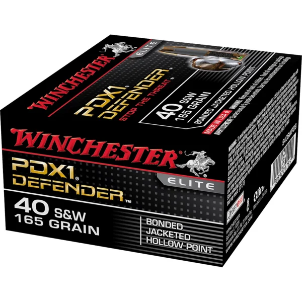 Winchester Bonded PDX1 .40 Smith & Wesson 165-Grain