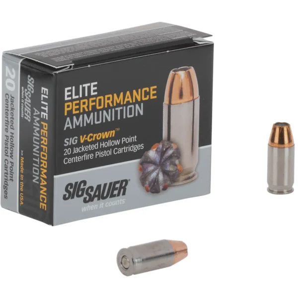 SIG SAUER Elite V-Crown .380 ACP 90-Grain Centerfire