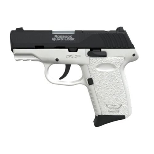 SCCY CPX-2 Gen 3 9mm 3.10" 10+1rds, White - CPX2CBWTG3