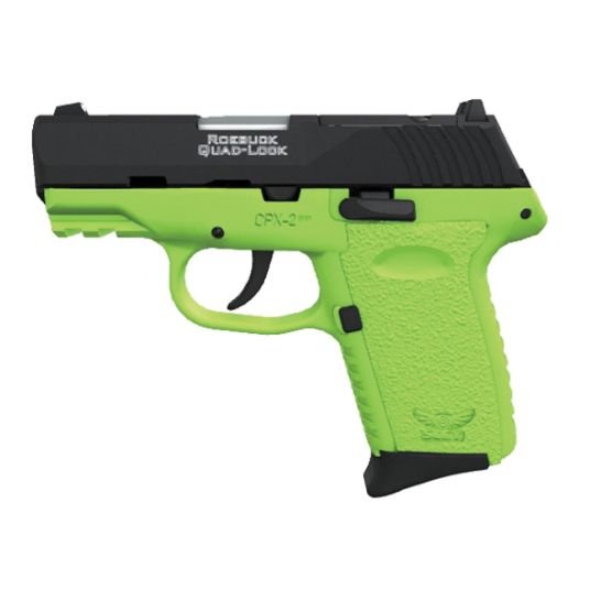 SCCY CPX-2 RDR Gen 3 9mm 3.10" 10+1rds, Lime Green - CPX2CBLGRDRG3