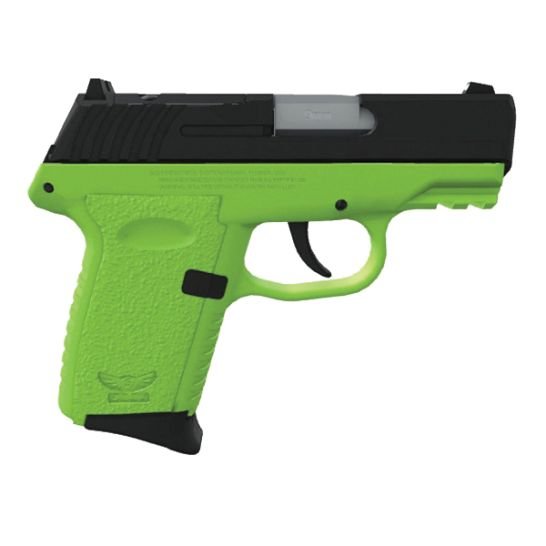 SCCY CPX-2 Gen 3 9mm 3.10" 10+1rds, Lime Green - CPX2CBLGG3