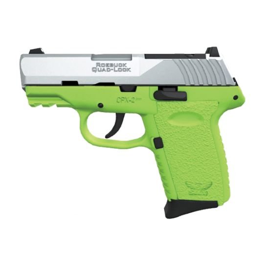 SCCY CPX-2 Gen 3 9mm 3.10" 10+1rds, Lime Green - CPX2TTLGG3