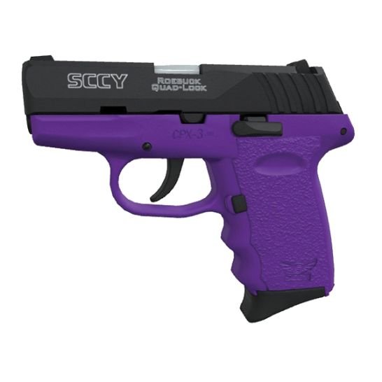SCCY CPX-3 .380 ACP 2.96" 10+1rds, Purple - CPX-3CBPU