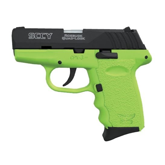 SCCY CPX-3 .380 ACP 2.96" 10+1rds, Lime Green - CPX-3CBLG