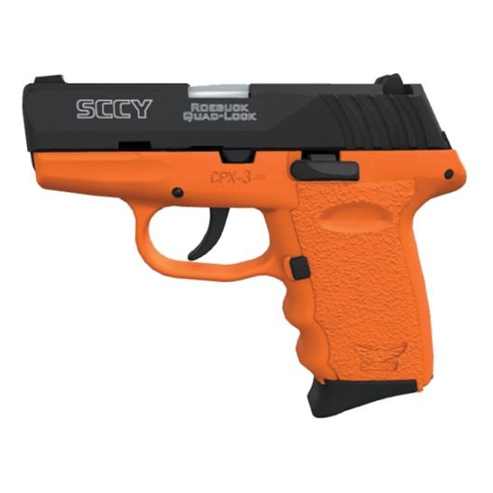 SCCY CPX-3 .380 ACP 2.96" 10+1rds, Orange - CPX-3CBOR