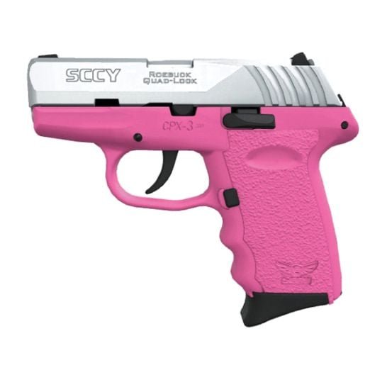 SCCY CPX-3 .380 ACP 2.96" 10+1rds, Pink - CPX-3TTPK