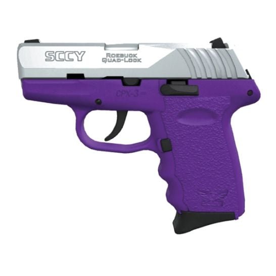SCCY CPX-3 .380 ACP 2.96" 10+1rds, Purple - CPX-3TTPU