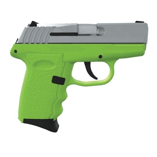 SCCY CPX-3 .380 ACP 2.96" 10+1rds, Lime Green - CPX-3TTLG