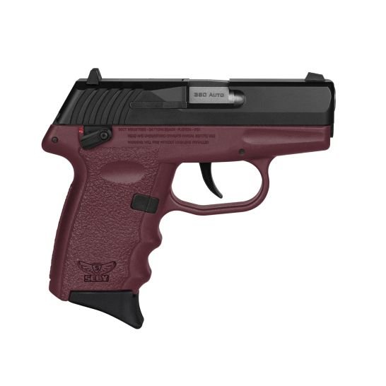 SCCY CPX-4 .380 ACP 2.96" 10+1rds, Crimson Red - CPX-4CBCR