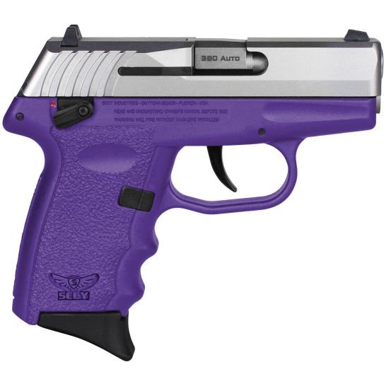 SCCY CPX-4 .380 ACP 2.96" 10+1rds, Purple - CPX-4TTPU