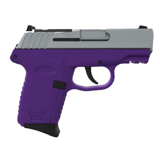 SCCY CPX-2 RDR Gen 3 9mm 3.10" 10+1rds, Purple - CPX2TTPURDRG3