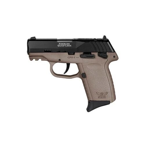 SCCY CPX-1 9mm Pistol 3.1" 10rd, Black/FDE- CPX1CBDERDRG3