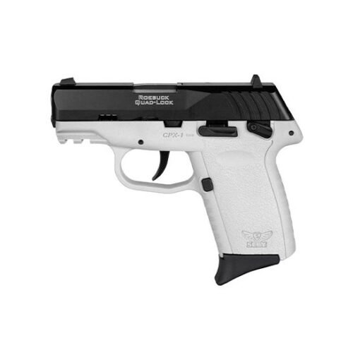 SCCY CPX-1 9mm Pistol 3.1" 10rd, Black/White - CPX1CBWTG3