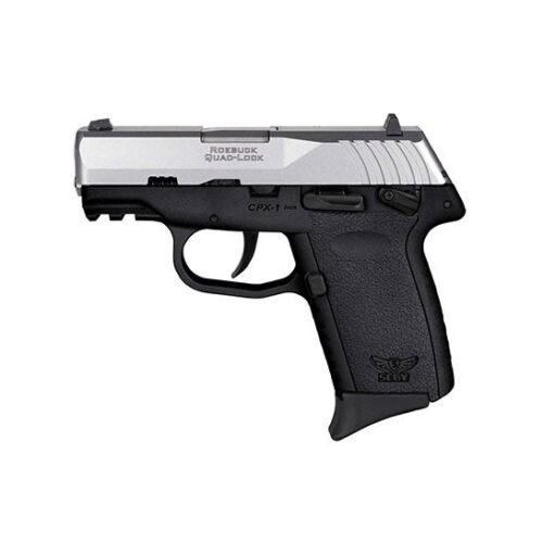 SCCY CPX-1 9mm Pistol 3.1" 10rd, SS/Black - CPX1TTBKG3
