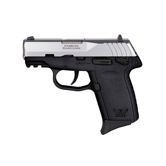 SCCY CPX-1 9mm Pistol 3.1" 10rd, SS/Black - CPX1TTBKG3