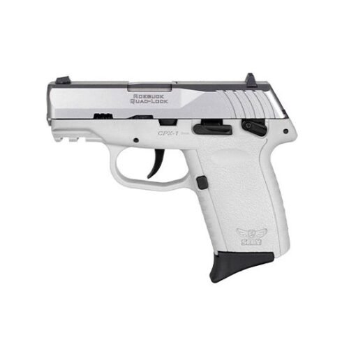 SCCY CPX-1 9mm Pistol 3.1" 10rd, SS/White - CPX1TTWTG3