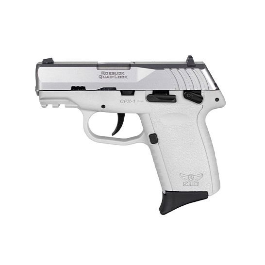 51655126879.jpg SCCY CPX-1 9mm Pistol 3.1" 10rd, SS/White - CPX1TTWTG3