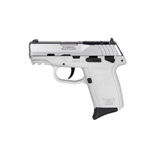 SCCY CPX-1 9mm Pistol 3.1" 10rd, SS/White - CPX1TTWTRDRG6