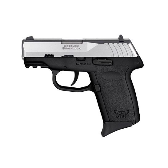 SCCY CPX-2 9mm Pistol 3.1" 10rd, SS/Black - CPX2TTBKG3