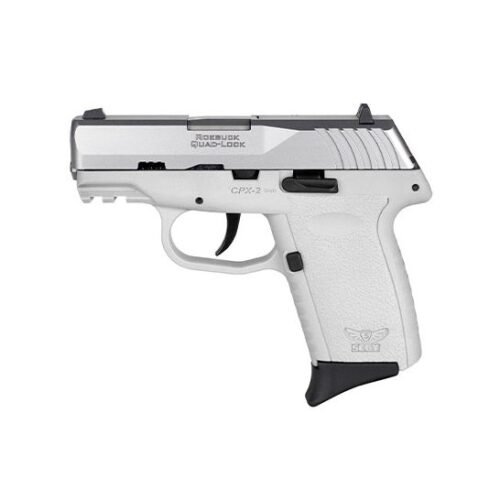 SCCY CPX-2 9mm Pistol 3.1" 10rd, SS/White - CPX2TTWTG3