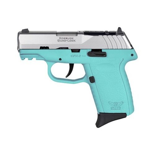 SCCY CPX-2 OR 9mm Pistol 3.1" 10rd, Blue - CPX-2-TTSBRDRG3