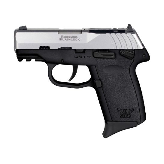 SCCY CPX-1 Gen 3 9mm Pistol 3.1" 10rd, Black/SS - SCCYCPX1TTBKRDRG3