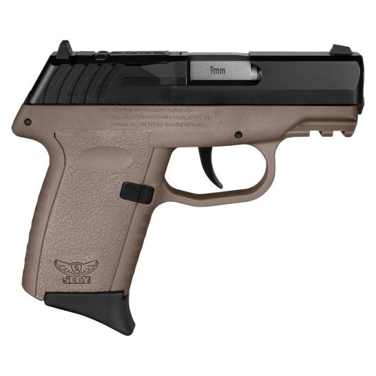 SCCY CPX-2 9mm 3.1" 10rd Blk/FDE - CPX-2CBDERDRG3