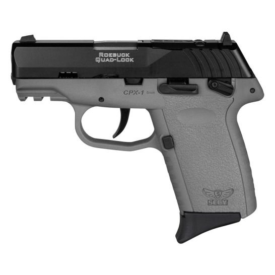 SCCY CPX-1 Gen 3 9mm 3.1" 10rd, Black/Grey - CPX-1CBSGRDRG3