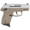 SCCY CPX-1 Gen 3 9mm 3.1" 10rd, Silver/Flat Dark Earth - CPX-1TTDEG3