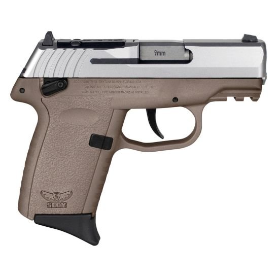 SCCY CPX-1 Gen 3 9mm3.1" 10rd, Silver/Flat Dark Earth - CPX-1TTDERDRG3