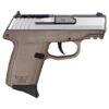 SCCY CPX-2 9mm 3.1" 10rd, Silver/Flat Dark Earth - CPX-2TTDEG3