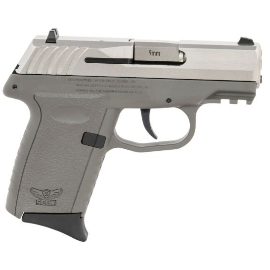 SCCY CPX-2 Gen 3 9mm 3.1" 10rd, Silver/Grey - CPX-2TTSGG3