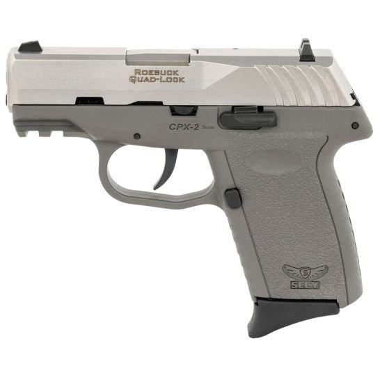 SCCY CPX-2 Gen 3 9mm 3.1" 10rd, Silver/Grey - CPX-2TTSGG3
