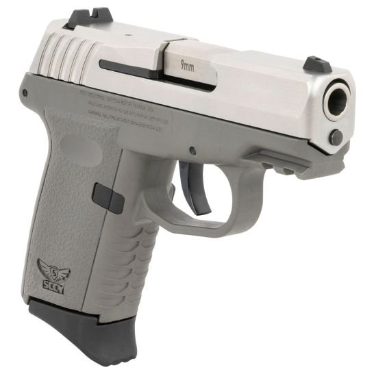 SCCY CPX-2 Gen 3 9mm 3.1" 10rd, Silver/Grey - CPX-2TTSGG3