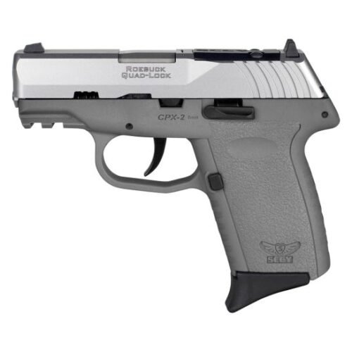 SCCY CPX-2 Gen 3 9mm 3.1" 10rd, Silver/Grey - CPX-2TTSGRDRG3