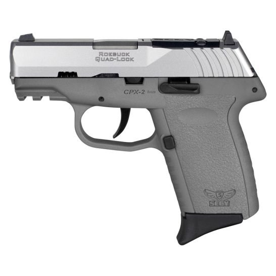 SCCY CPX-2 Gen 3 9mm 3.1" 10rd, Silver/Grey - CPX-2TTSGRDRG3