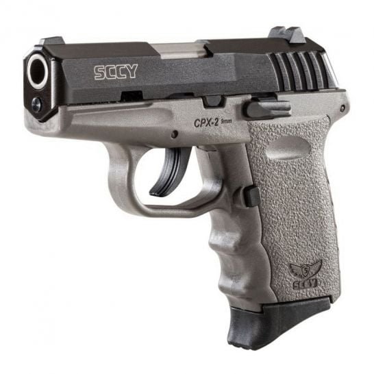 774472-SCCY_CPX_2_9mm_Pistol_Sniper_Gray-CPX2CBSG.jpg SCCY CPX-2 9mm Pistol, Sniper Gray - CPX2CBSG