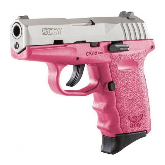 774490-SCCY_CPX_2_9mm_Pistol_Pink-CPX2TTPK.jpg SCCY CPX-2 9mm Pistol, Pink - CPX2TTPK