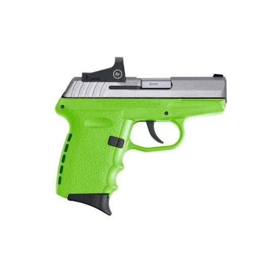 SCCY CPX-2RD 9mm Pistol, Lime - CPX-2TTLGRD