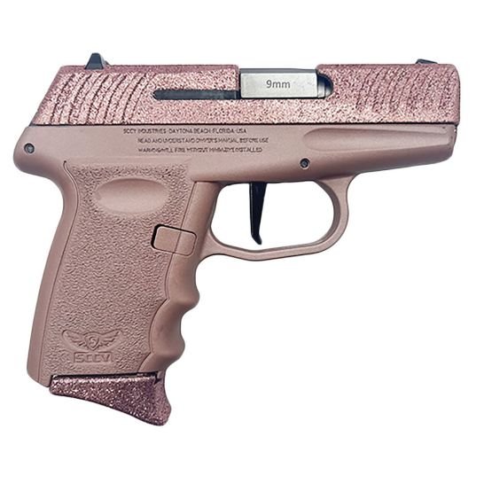 SCCY DVG-1 9mm 3.10" Compact Pistol 10rds, Rose Gold - Stylish and Sleek - DVG1RGRG