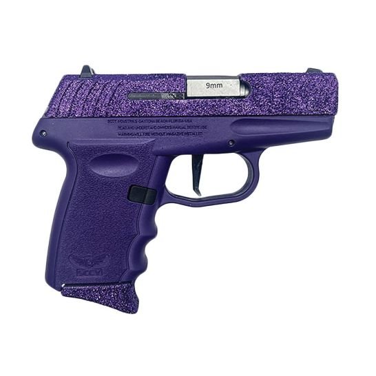 SCCY DVG-1 9mm 3.10" Compact Pistol 10rds, Royal Purple - Distinctive and Functional - DVG1RPPU