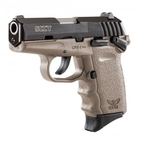 SCCY-CPX-1-9mm-Black-Flat-Dark-Earth-Pistol-With-Safety-CPX-1CBDE.jpg SCCY CPX-1 9mm Black / Flat Dark Earth Pistol with Safety - CPX 1CBDE