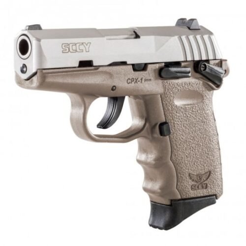 SCCY-CPX-1-9mm-Stainless-Flat-Dark-Earth-Pistol-With-Safety-CPX-1TTDE.jpg SCCY CPX-1 9mm Stainless / Flat Dark Earth Pistol with Safety - CPX 1TTDE