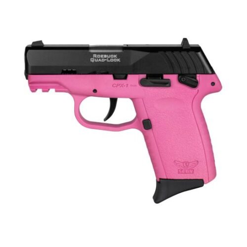 SCCYCPX-1CBPKG3_1_HR.jpg SCCY CPX-1 Gen 3 9mm Pistol, 3.1" Barrel, 3 Dot Sights, Pink, Black - CPX1CBPKG3