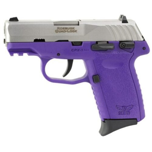 SCCYCPX-1TTPUG3_1_HR.jpg SCCY CPX-1 Gen 3 9mm Pistol, 3.1" Barrel, 3 Dot Sights, Purple, Silver - CPX1TTPUG3