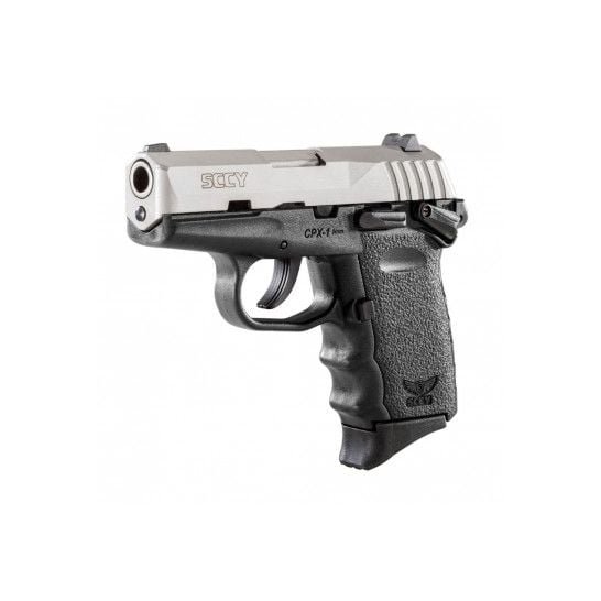 sccy-cpx-1-9mm-stainless-black-pistol-with-safety-cpx-1tt.jpg SCCY CPX-1 9mm Black & Stainless Pistol w/ Safety, (1 Magazine) - CPX-1TT-S