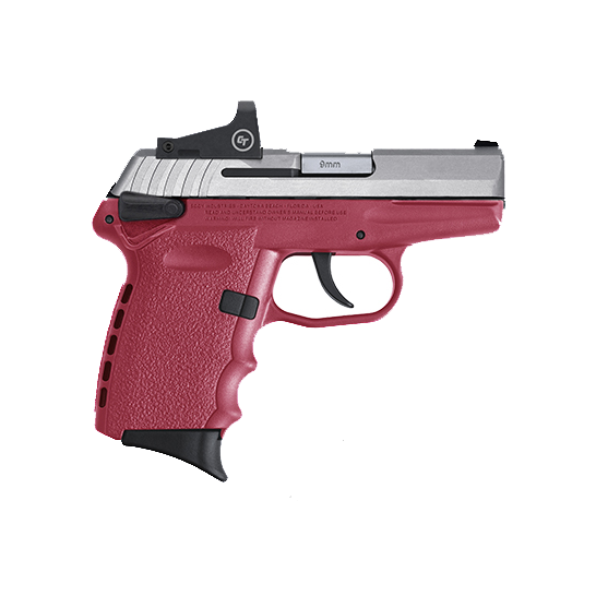 SCCY CPX-1RD 9mm Pistol, Crimson - CPX-1TTCRRD