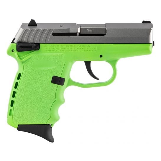 SCCY CPX-1 9mm Pistol, Lime Green - CPX1TTLG