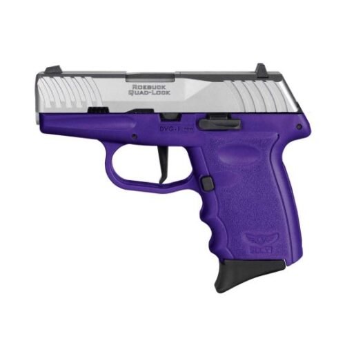 sccy-dvg1-9mm-pistol-stainless-steel-and-purple.jpg SCCY DVG1 9mm Pistol 3.1" 10rd, SS/Purple - DVG-1-TTPU