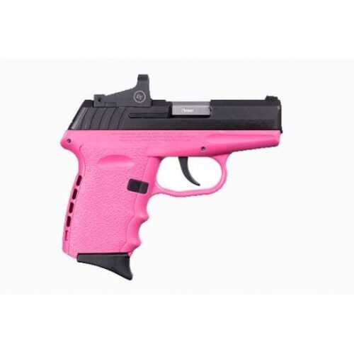 SCCY CPX-2RD 9mm Pistol, Pink/Black - CPX-2CBPKRDE